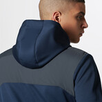 Functional Zip-Up Hoodie // Navy (Small)