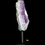 Amethyst Agate + Calcite // Stand Mounted