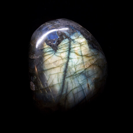 Iridescent Labradorite Palm Stone // Large // v.2