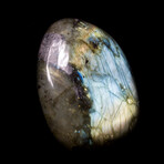 Iridescent Labradorite Palm Stone // Large // v.1
