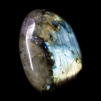 Iridescent Labradorite Palm Stone // Large // v.1