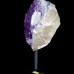 Amethyst Agate + Calcite // Stand Mounted