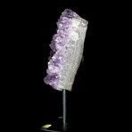 Deep Purple Amethyst Crystal Face // Stand Mounted