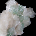 Stilbite Stalactite with Green Apophyllite