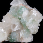 Stilbite Stalactite with Green Apophyllite