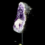 Exceptional Deep Purple Amethyst + Yellow Calcite