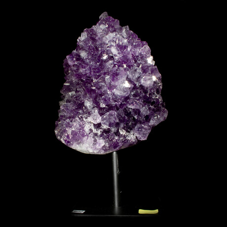 Deep Purple Amethyst Crystal Face // Stand Mounted