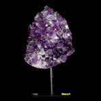 Deep Purple Amethyst Crystal Face // Stand Mounted