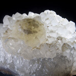 Yellow Botryoidal Fluorite on Quartz