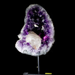 Exceptional Deep Purple Amethyst + Yellow Calcite
