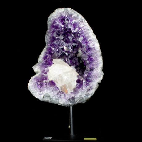 Exceptional Deep Purple Amethyst + Yellow Calcite