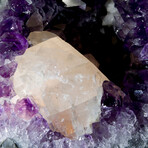 Exceptional Deep Purple Amethyst + Yellow Calcite