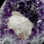 Exceptional Deep Purple Amethyst + Yellow Calcite