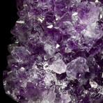 Deep Purple Amethyst Crystal Face // Stand Mounted