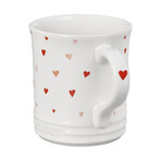 Mug + Heart Applique // White