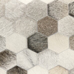 Pouf Cowhide Ottoman