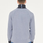 Sheldon Sweater // Pale Blue + Denim (3XL)