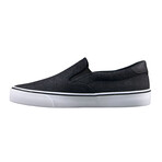 Clipper Denim Sneaker // Black + White (US: 10.5)