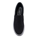 Clipper Denim Sneaker // Black + White (US: 10.5)