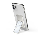 HANDLstick // White + Silver Marble