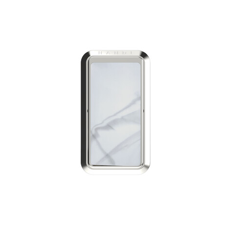 HANDLstick // White + Silver Marble