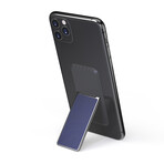 HANDLstick // Navy Leather + Electroplated Gunmetal