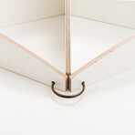 Comb Bookshelf // White (Mini)