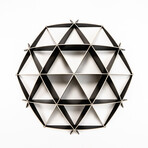 Comb Bookshelf // Black (Mini)