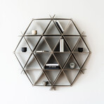 Comb Bookshelf // Black (Mini)