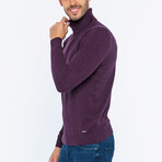 James Turtle Neck Pullover // Purple (M)