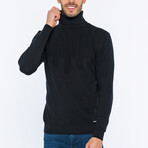 Oliver Turtle Neck Pullover // Black (S)