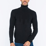 Oliver Turtle Neck Pullover // Black (S)