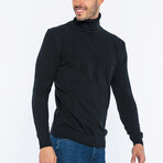 Oliver Turtle Neck Pullover // Black (S)