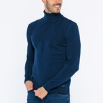 Henry Turtle Neck Pullover // Navy (S)
