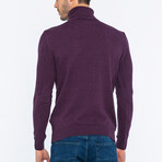 James Turtle Neck Pullover // Purple (M)