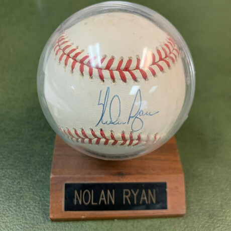 Nolan Ryan Baseball // Signed Baseball