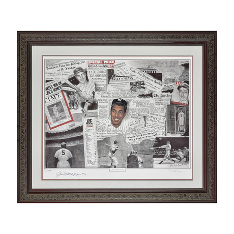 Joe Dimaggio // Limited Edition Lithograph