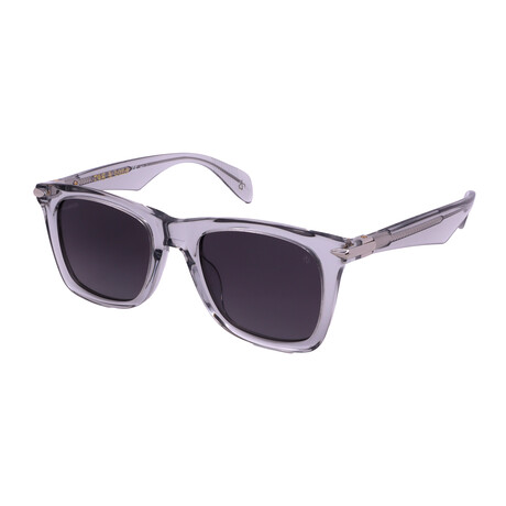 Rag & Bone // Men's Square Polarized Sunglasses // Smoke + Silver