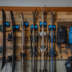 Gravity Grabber // Ultimate Ski + Snowboard Wall Storage Rack