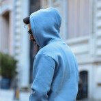 Hooded Sweatshirt // Light Blue (M)