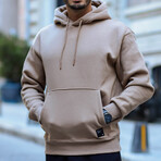 Hooded Sweatshirt // Beige (M)