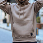 Hooded Sweatshirt // Beige (M)