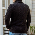 Turtle Neck Sweater // Black (M)