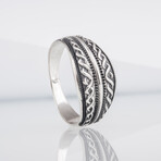 Viking Ornament Ring // Silver (9)