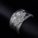 Norse Wolves Ring // Silver (10.5)