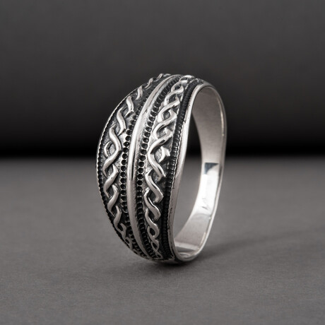 Viking Ornament Ring // Silver (6)
