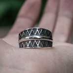 Pagan Ornament Ring // Silver (9)