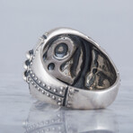 Steampunk Style Ring // Silver (7)