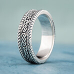 Celtic Knot Ornament Ring // Silver (6)