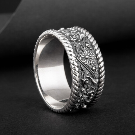 Floral Ornament Ring // Silver (6)